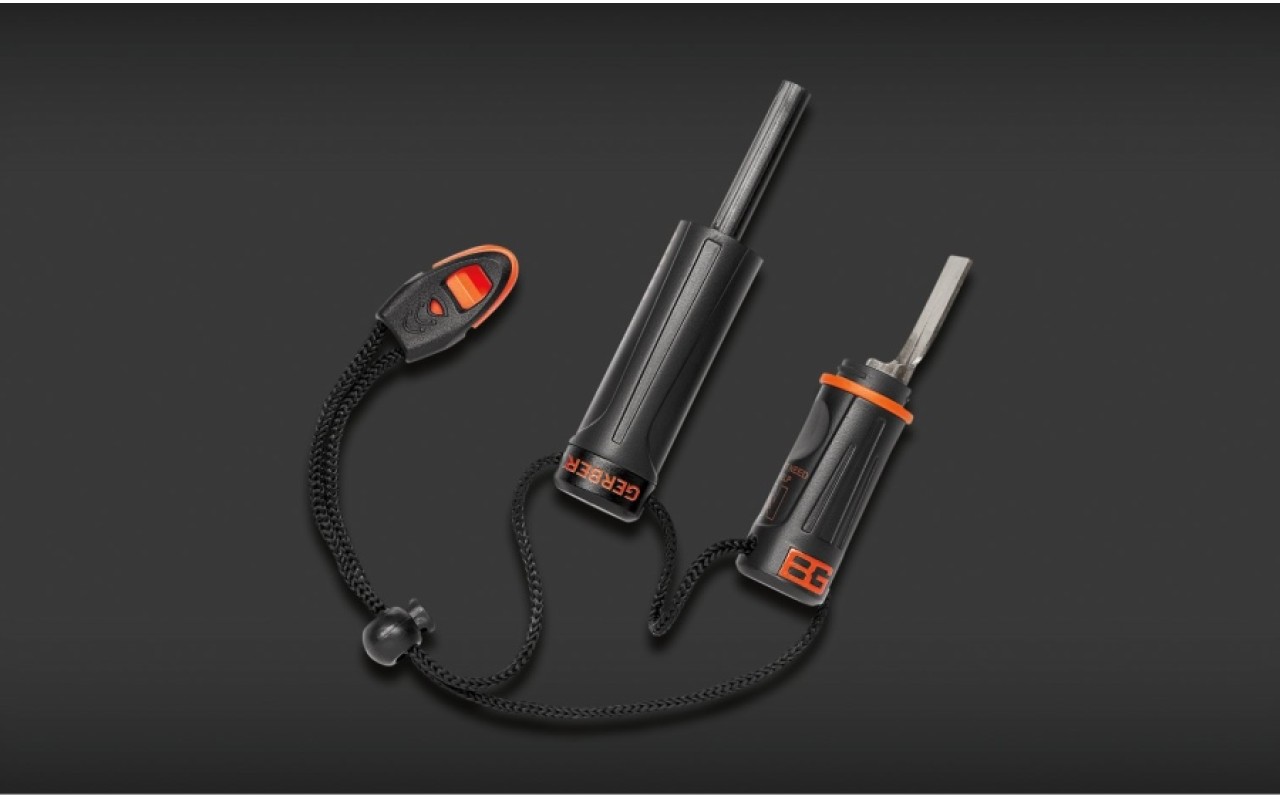 Gerber Bear Grylls Fire Starter Survival Tool, Fire Starter for Camping